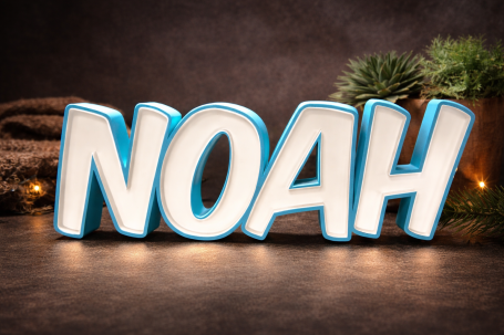 LED-Leuchtbuchstaben mit Namen