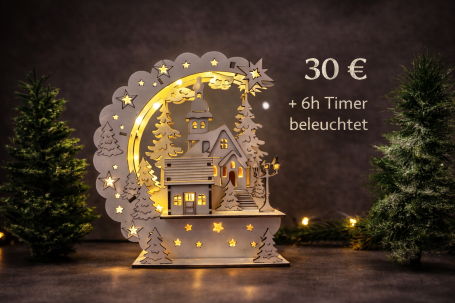 Schwibbogen mit LED-Beleuchtung